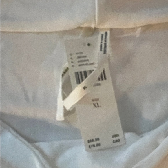 Anthropologie Cream Off-Shoulder Blouse - Picture 3 of 4